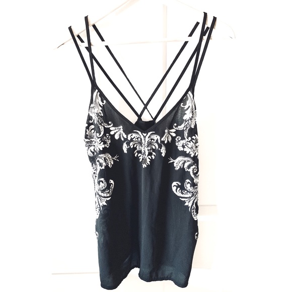 Express Tops - EXPRESS Criss Cross Cami